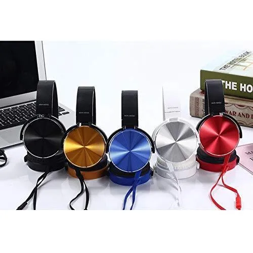 0306 Extra Bass Stereo Headphone with Mic (3.5 mm Jack)