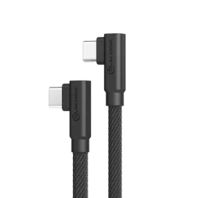 25cm Elements Pro Right-Angle USB-C to Right Angle USB-C Cable