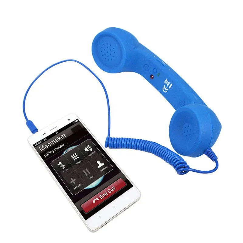 3.5mm Retro Phone Handset for iPhone/iPad/Samsung/PC – Portable Classic Telephone Receiver