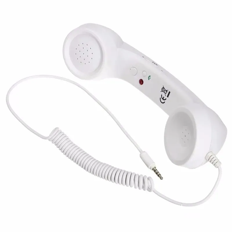 3.5mm Retro Phone Handset for iPhone/iPad/Samsung/PC – Portable Classic Telephone Receiver