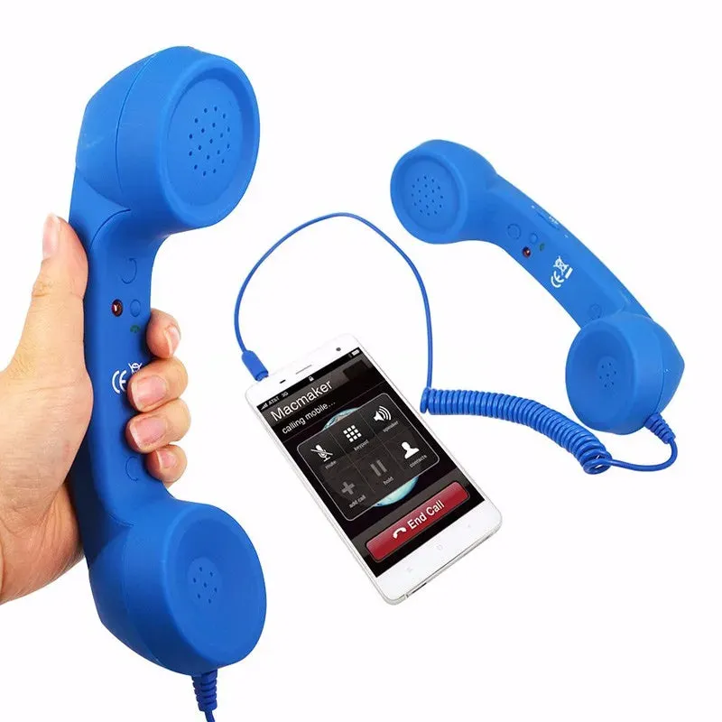 3.5mm Retro Phone Handset for iPhone/iPad/Samsung/PC – Portable Classic Telephone Receiver