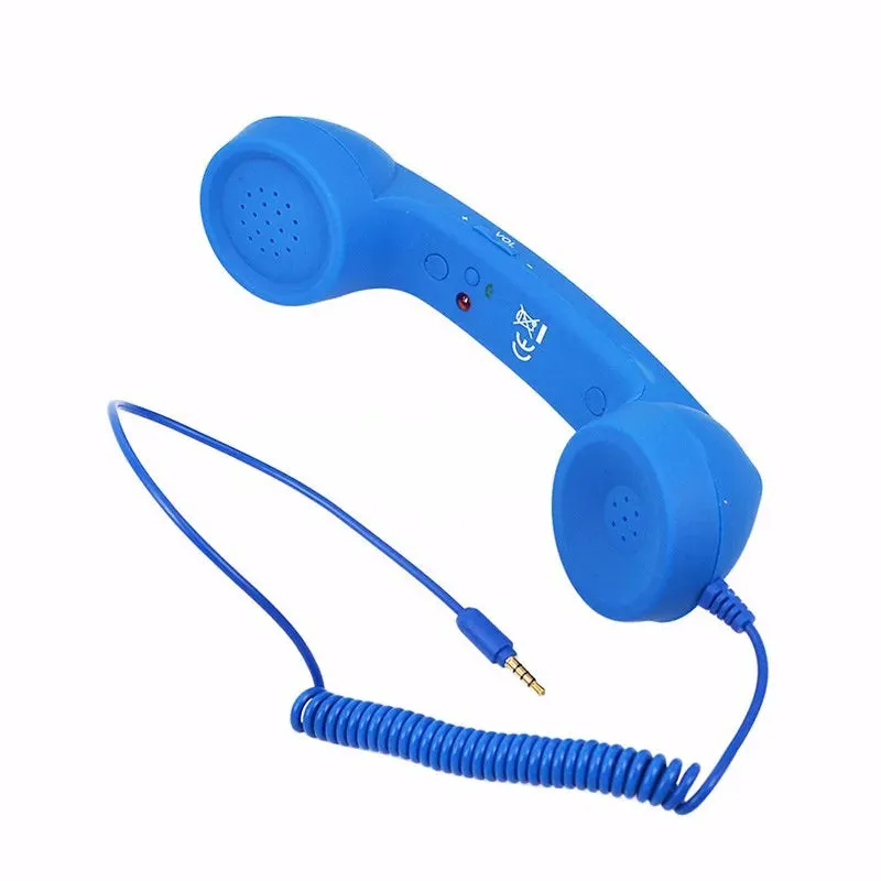 3.5mm Retro Phone Handset for iPhone/iPad/Samsung/PC – Portable Classic Telephone Receiver