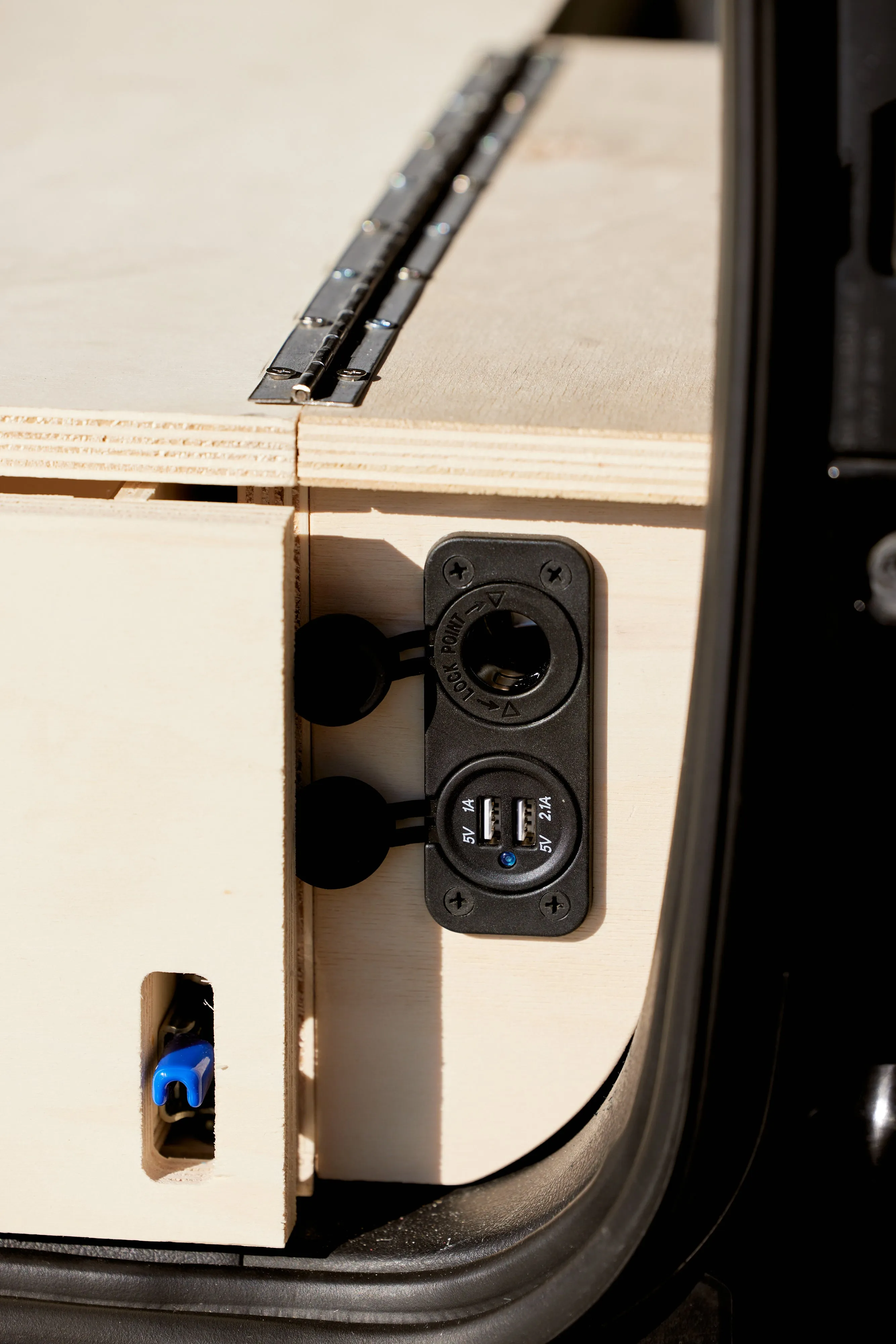 4Runner Rear Charging Port