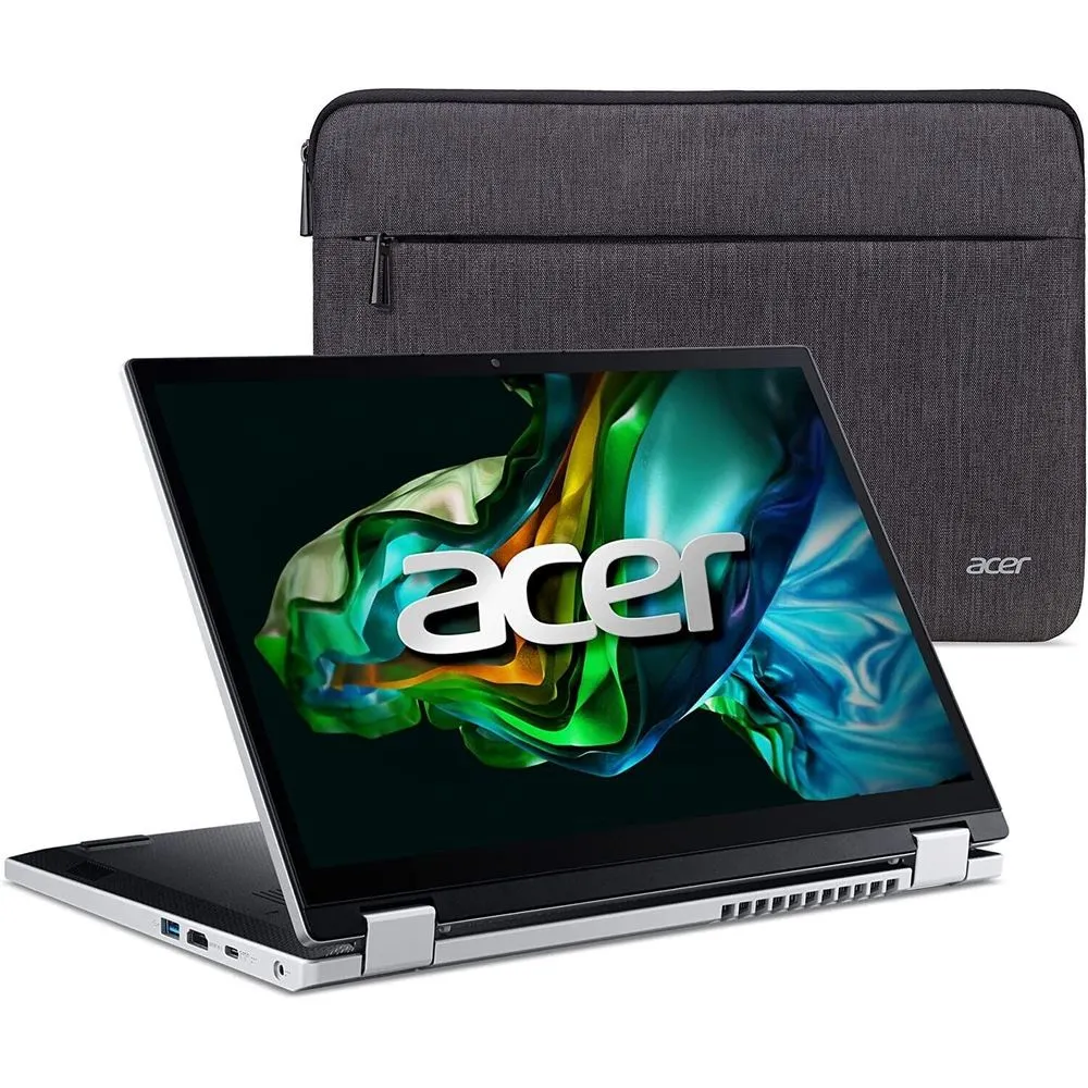 Acer A3SP14-31PT-37NV Aspire 14" WUXGA Touchscreen i3-N305 1.8GHz Intel UHD Graphics 8GB RAM 128GB SSD Win 11 Home Silver