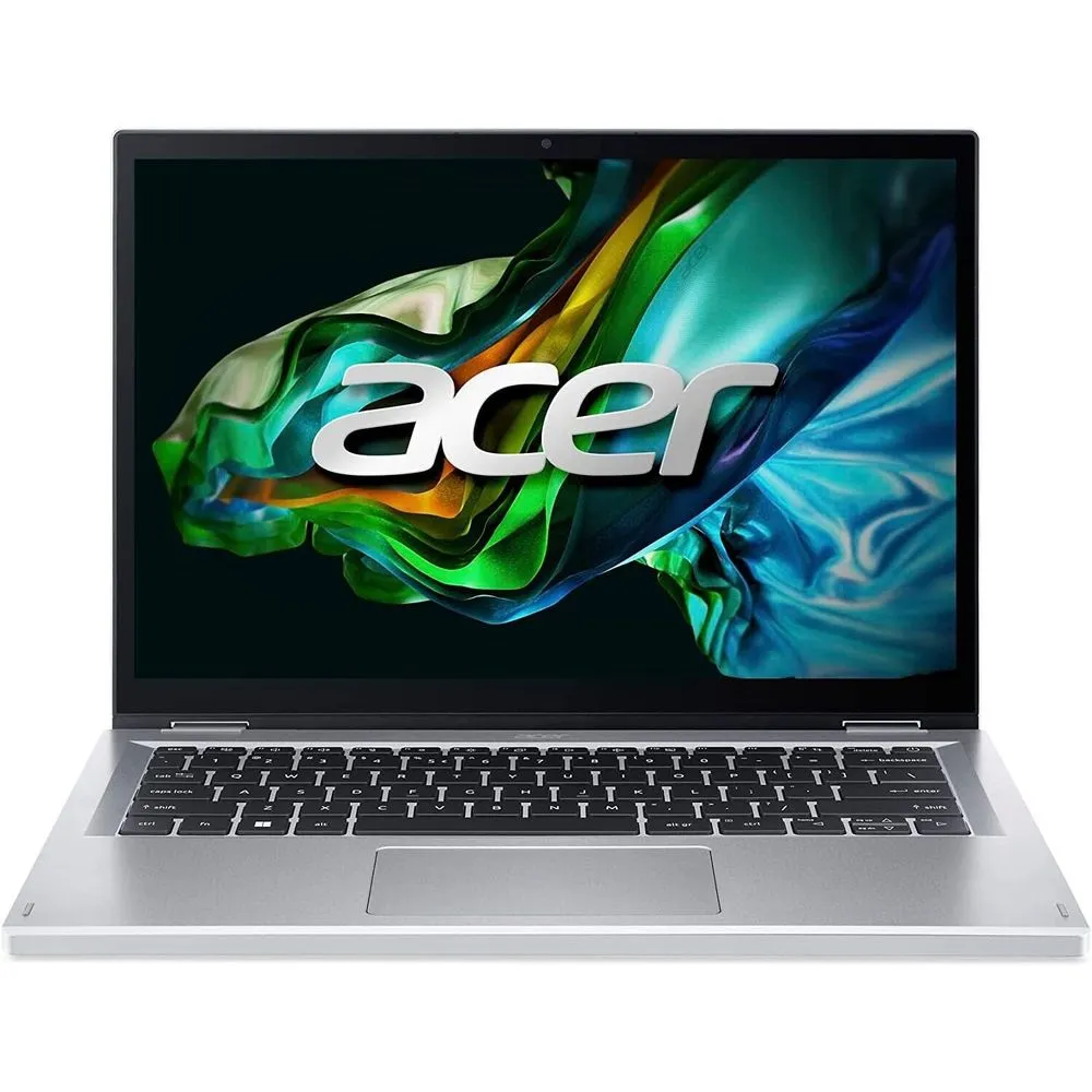 Acer A3SP14-31PT-37NV Aspire 14" WUXGA Touchscreen i3-N305 1.8GHz Intel UHD Graphics 8GB RAM 128GB SSD Win 11 Home Silver