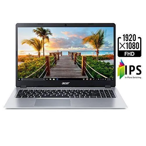 Acer Aspire 5 Slim Laptop, 15.6 inches Full HD IPS Display, AMD Ryzen 3 3200U, Vega 3 Graphics, 4GB DDR4, 128GB SSD, Backlit Keyboard, Windows 10 in S Mode, A515-43-R19L, Silver