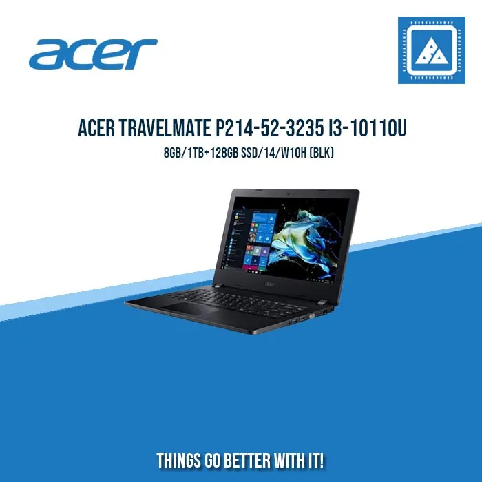 ACER TRAVELMATE P214-52-3235 I3-10110U/8GB/1TB 128GB  | BEST FOR STUDENTS