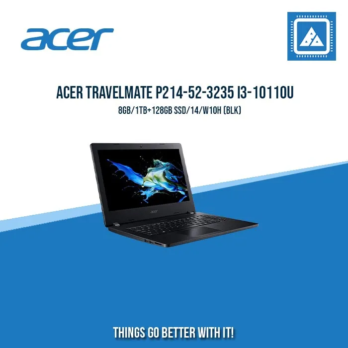 ACER TRAVELMATE P214-52-3235 I3-10110U/8GB/1TB 128GB  | BEST FOR STUDENTS