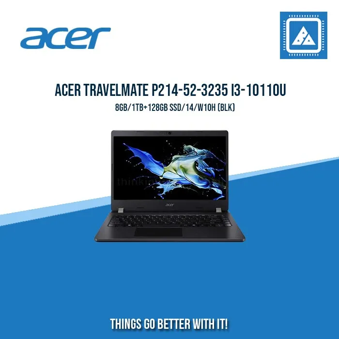 ACER TRAVELMATE P214-52-3235 I3-10110U/8GB/1TB 128GB  | BEST FOR STUDENTS