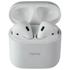 Apple AirPods (2nd Gen) with Charging Case - White (A2032/A2031) - Engraving*