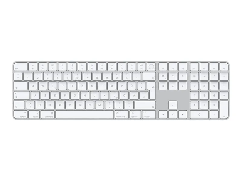 Apple Magic Keyboard With Touch Id And Numeric Keypad - Keyboard - Bluetooth, Usb-C - Qwertz - German