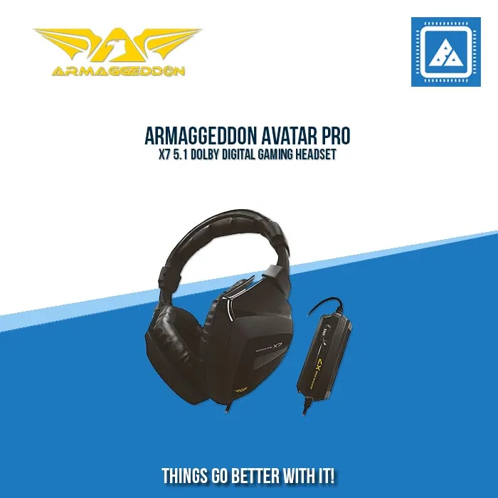 ARMAGGEDDON AVATAR PRO X7 5.1 DOLBY DIGITAL GAMING HEADSET