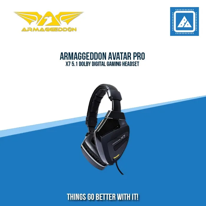 ARMAGGEDDON AVATAR PRO X7 5.1 DOLBY DIGITAL GAMING HEADSET