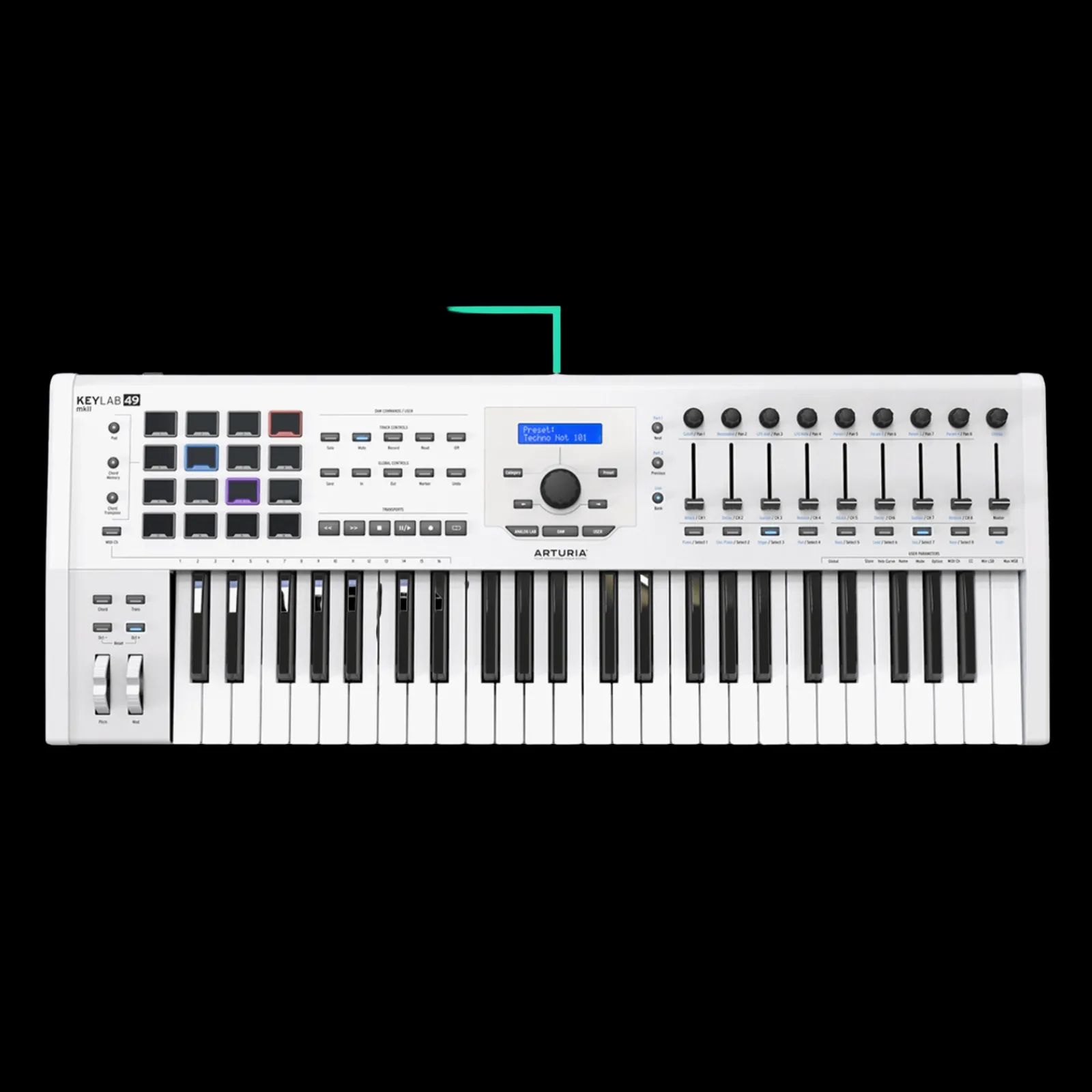 Arturia KeyLab 49 MkII 49-key Keyboard Controller - White