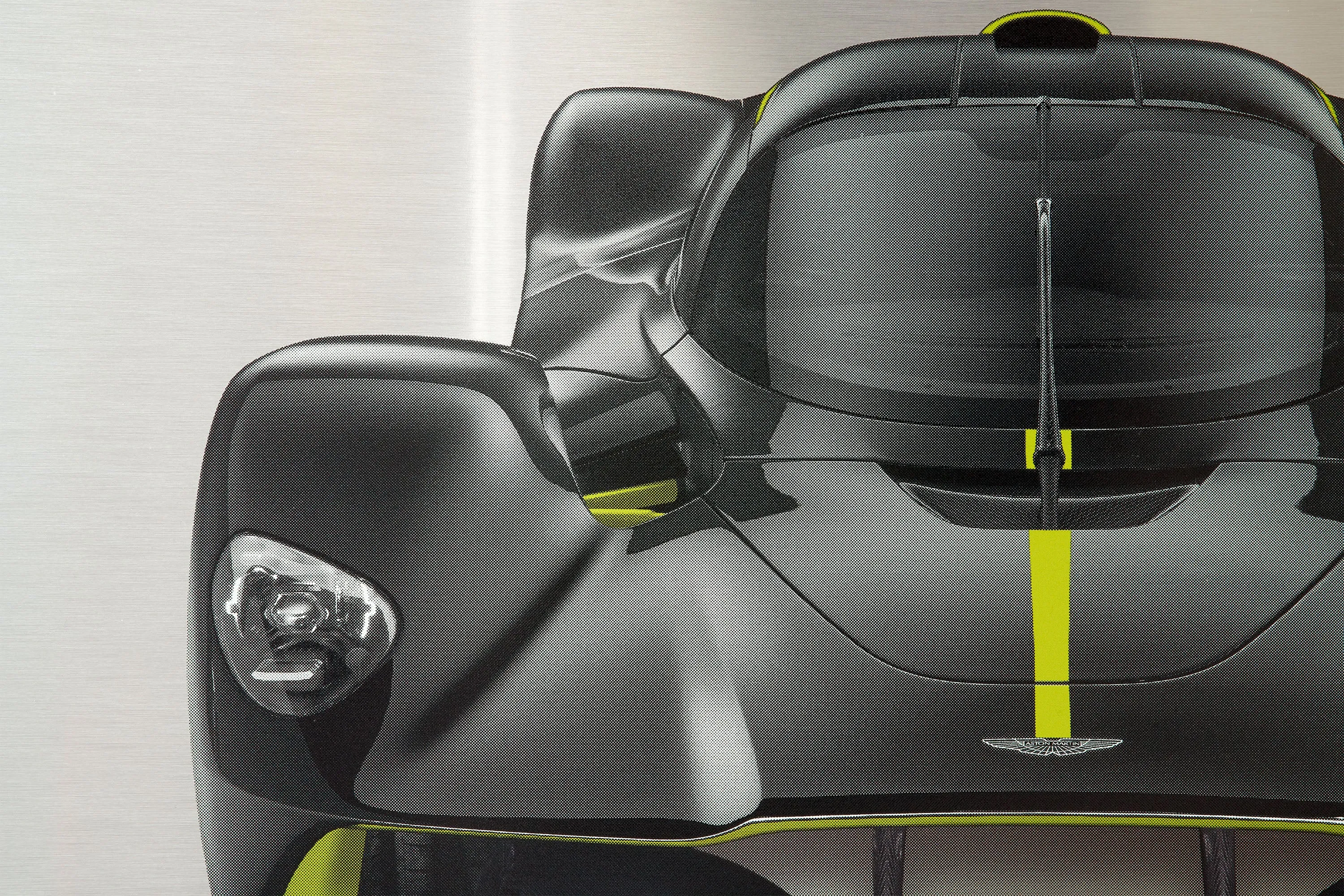 Aston Martin Valkyrie - 150cm Half Tone Flat Bed Print - Front View