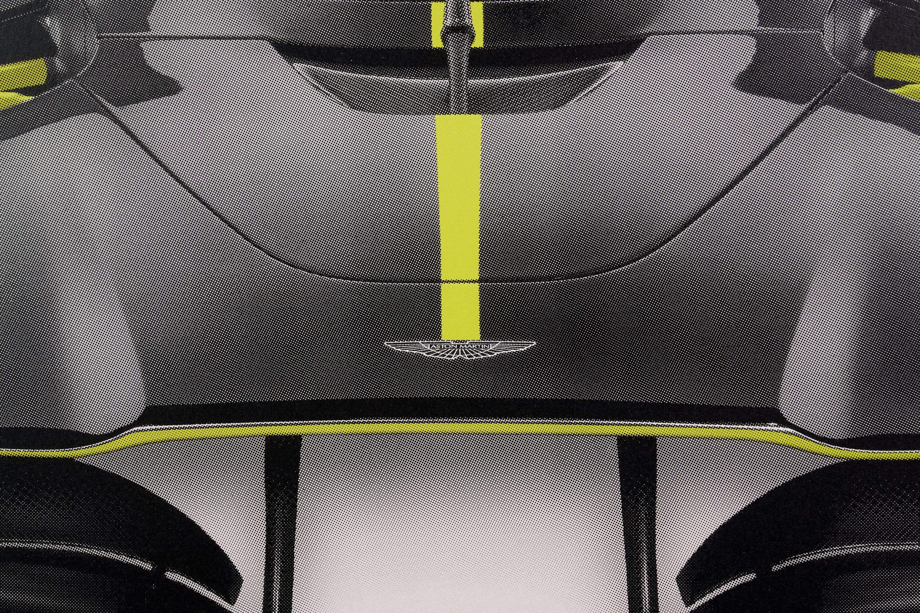 Aston Martin Valkyrie - Alan Thornton - Art Screen Print - Front View