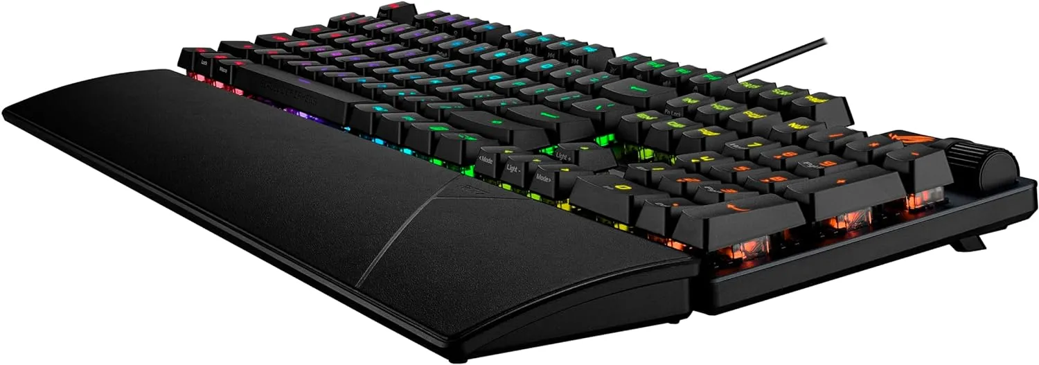 ASUS ROG Strix Scope II Gaming Keyboard with RX Blue Optical Switches and PBT Keycaps