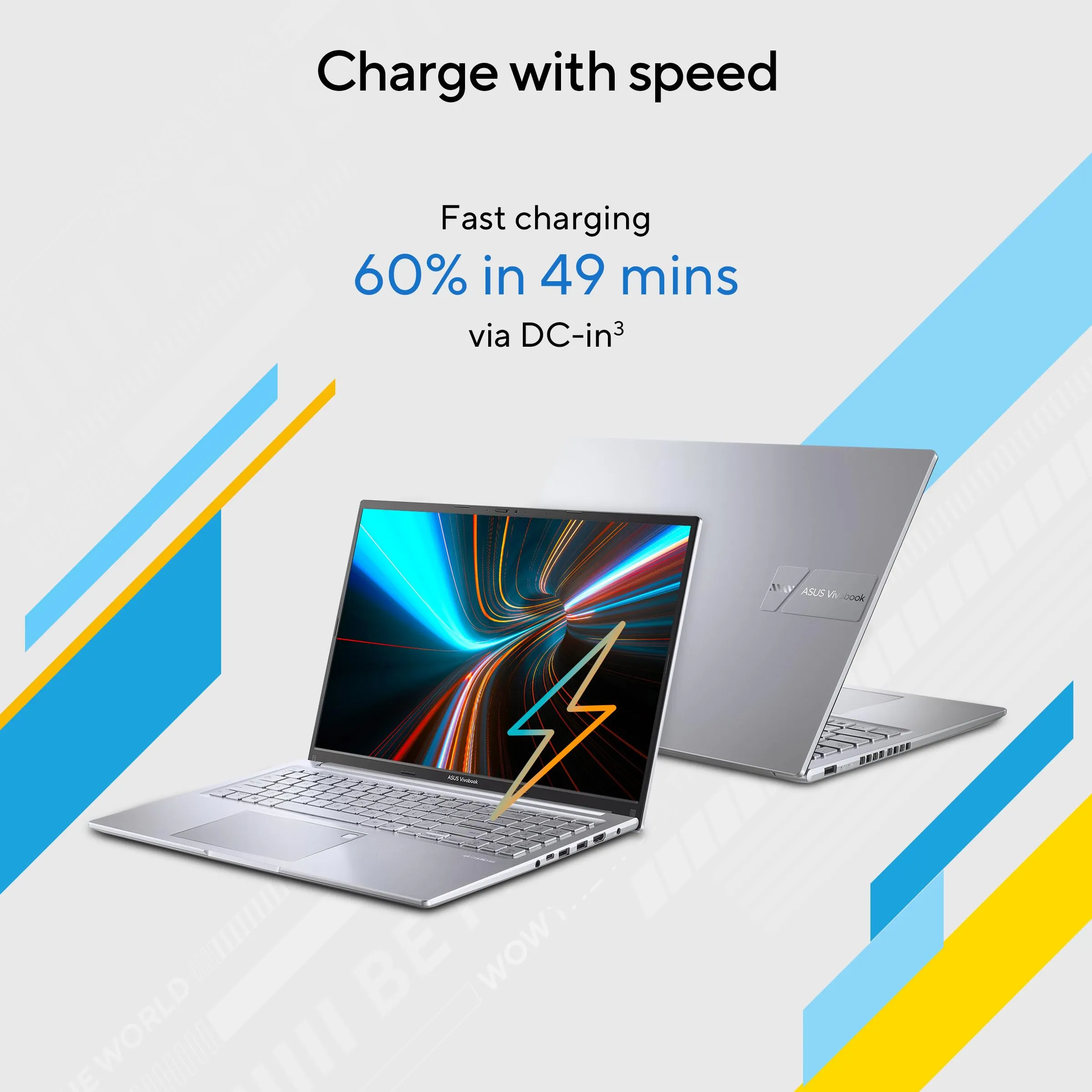 ASUS Vivobook 16" FHD  (1920 x 1200), 60Hz 300nits, Core i5-12500H, (16GB RAM/512GB SSD/Intel Iris Xᵉ Graphics/Win 11/Office Home/Fingerprint/42WHr Battery/Transparent Silver/1.88kg), X1605ZAC-MB541WS