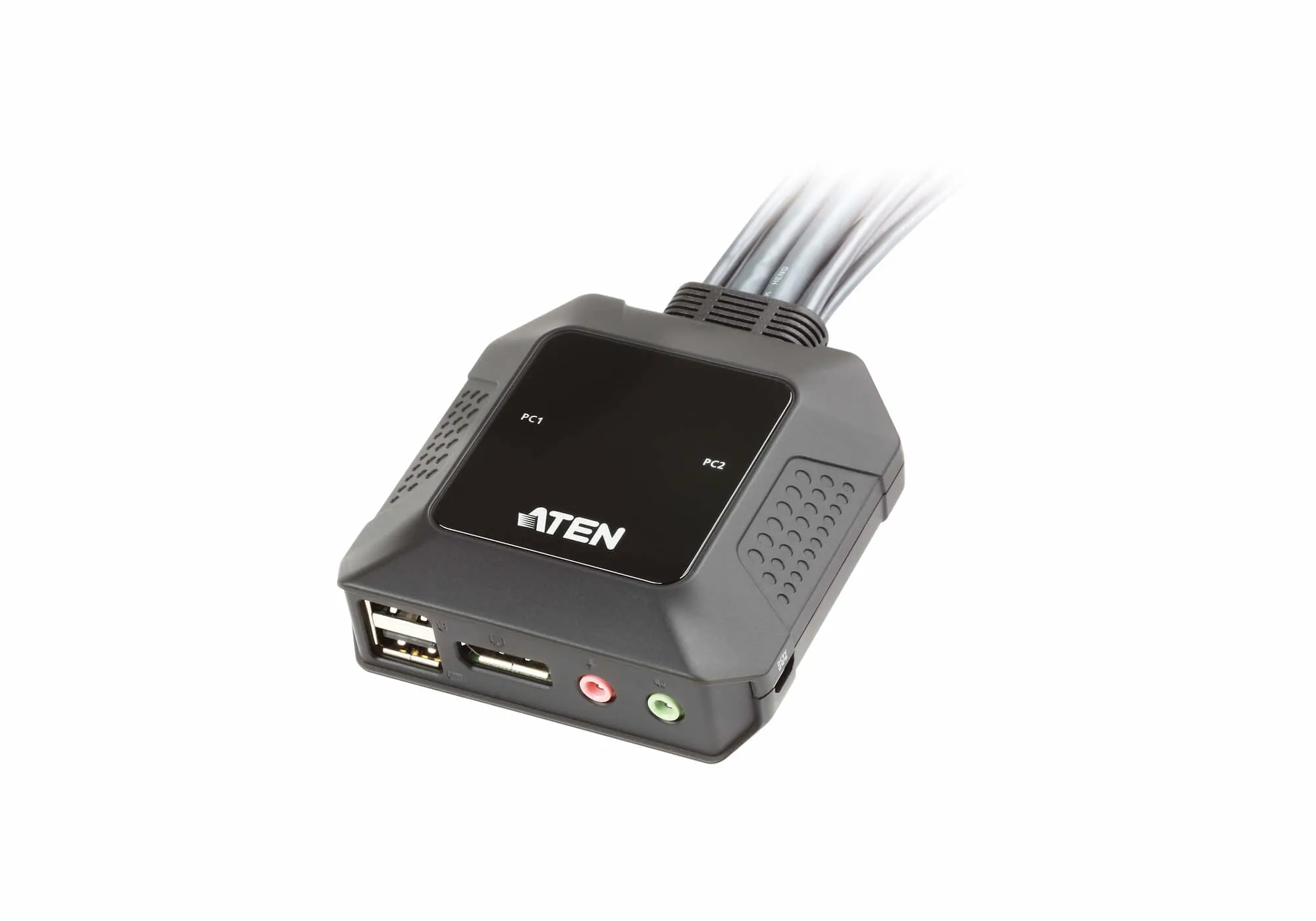 Aten Kvm-/ Audio- / Usb Switch Cs22dp - 2 Ports