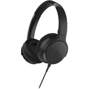 Audio-Technica ATH-AR3iSBK SonicFuel ATH-AR3iS On-Ear Headphones with Microphone (Black)