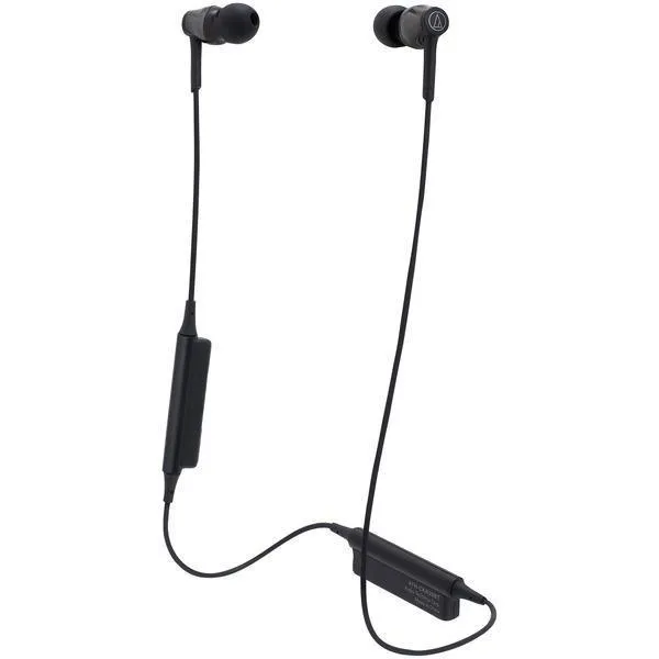 Audio-Technica ATH-CKR35BTBK Sound Reality ATH-CKR35BT Bluetooth In-Ear Headphones with Microphone (Black)