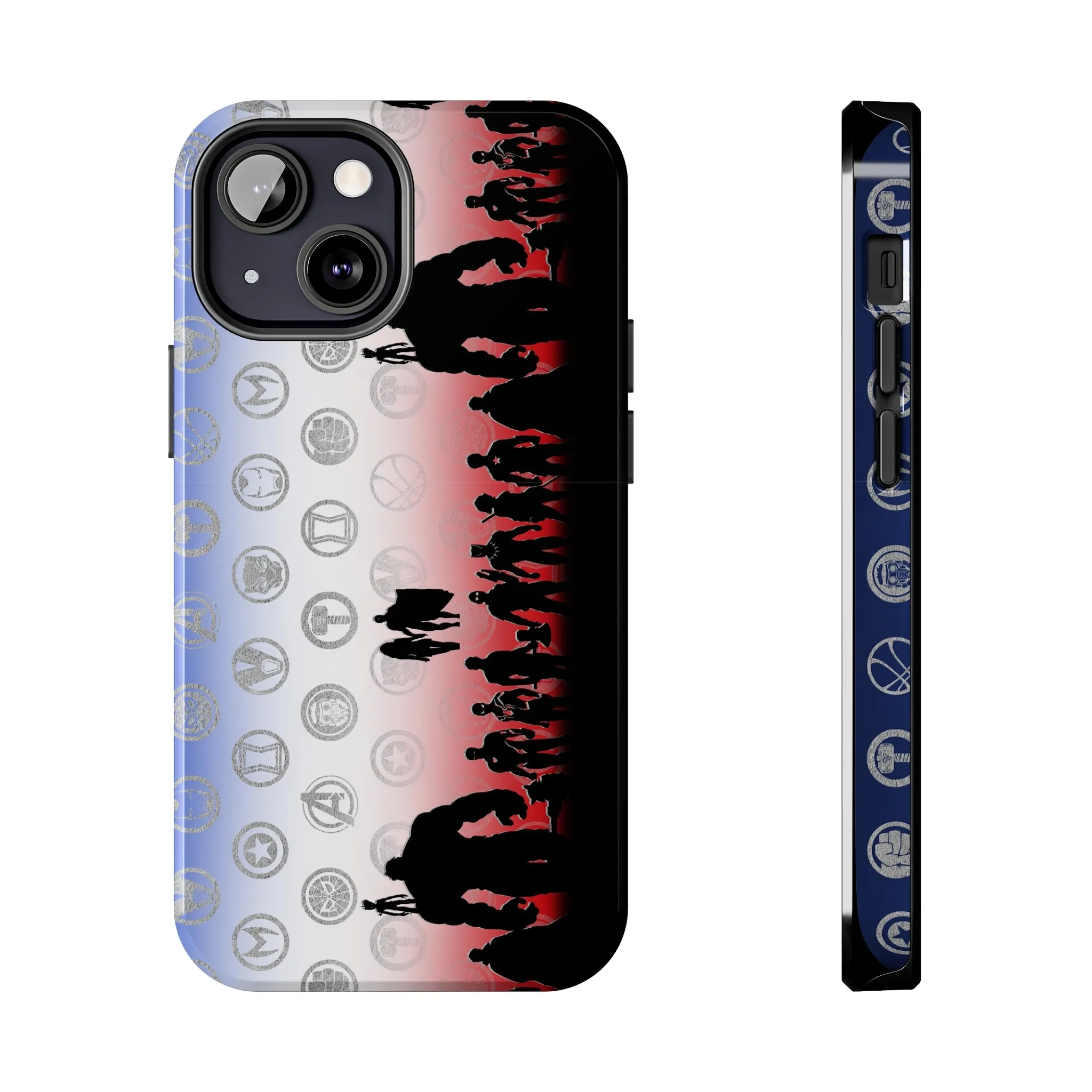 Avenge Silhouette Border Phone Case Disneyland World Kingdom Gift Inspired Fan Art