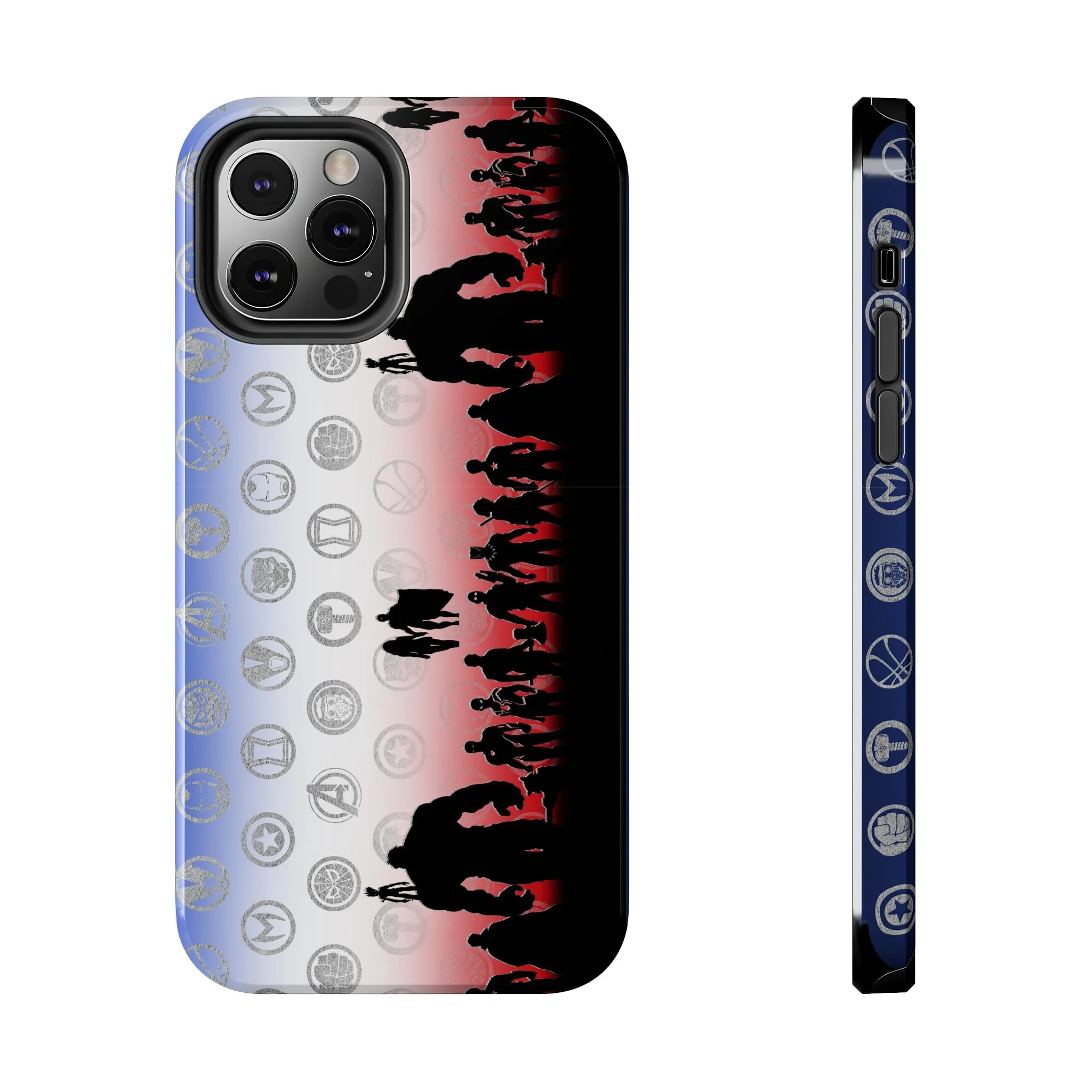 Avenge Silhouette Border Phone Case Disneyland World Kingdom Gift Inspired Fan Art