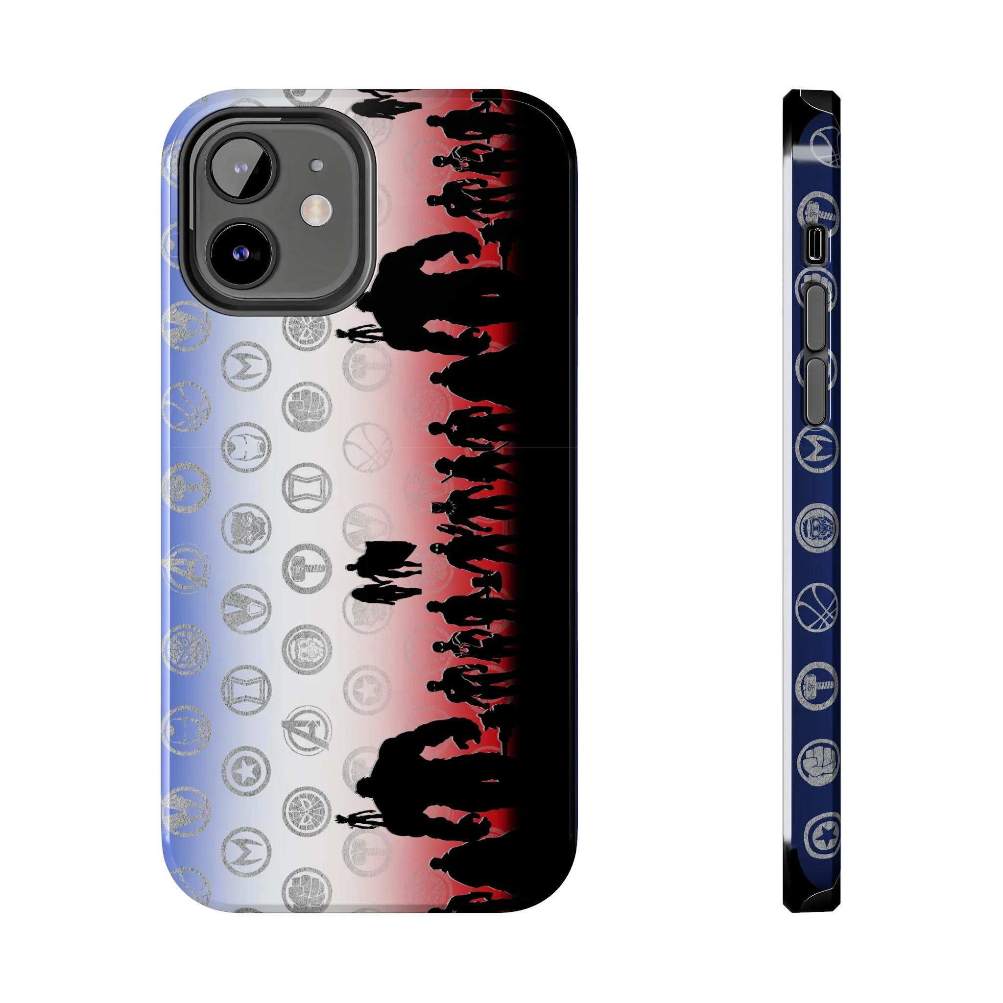 Avenge Silhouette Border Phone Case Disneyland World Kingdom Gift Inspired Fan Art