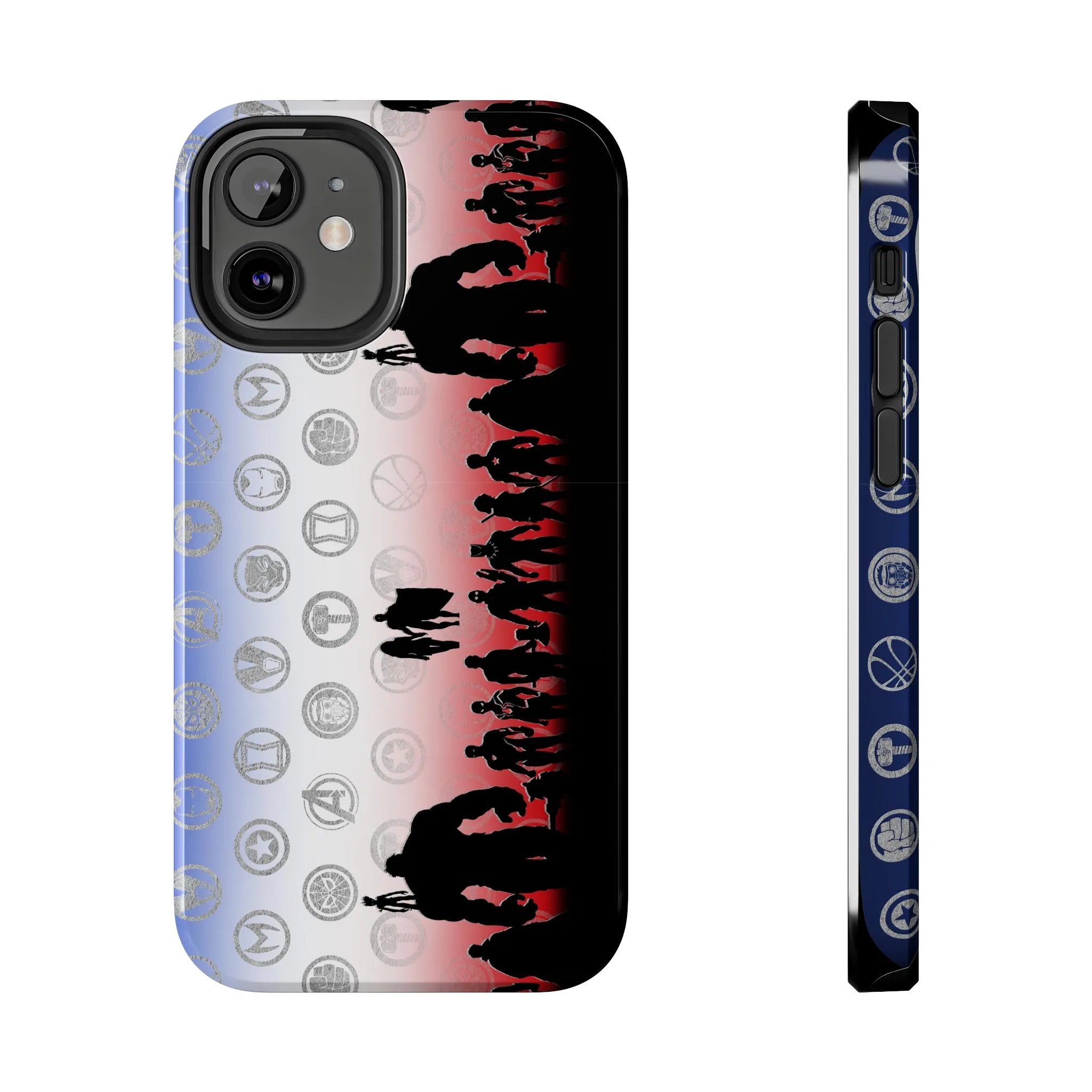 Avenge Silhouette Border Phone Case Disneyland World Kingdom Gift Inspired Fan Art