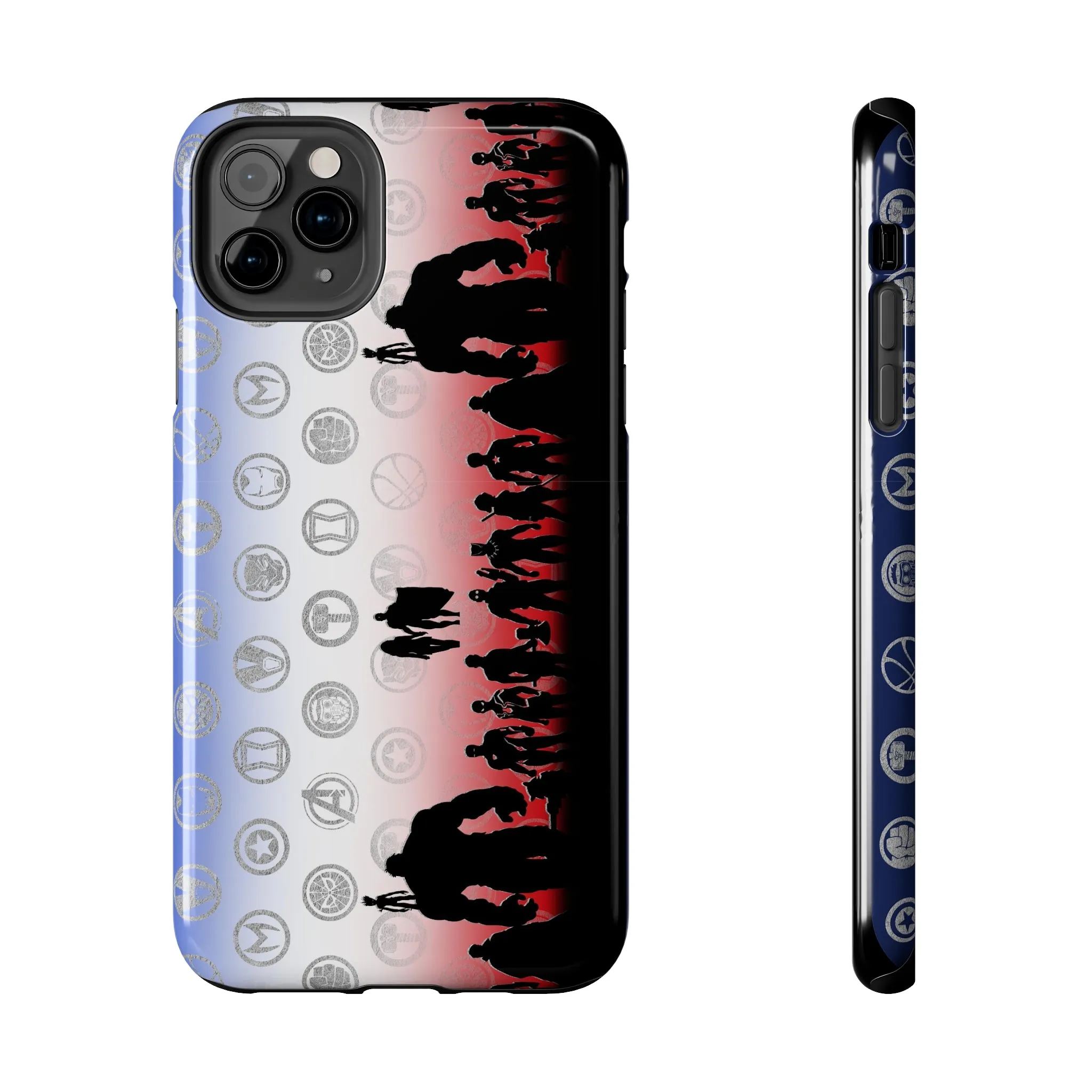 Avenge Silhouette Border Phone Case Disneyland World Kingdom Gift Inspired Fan Art