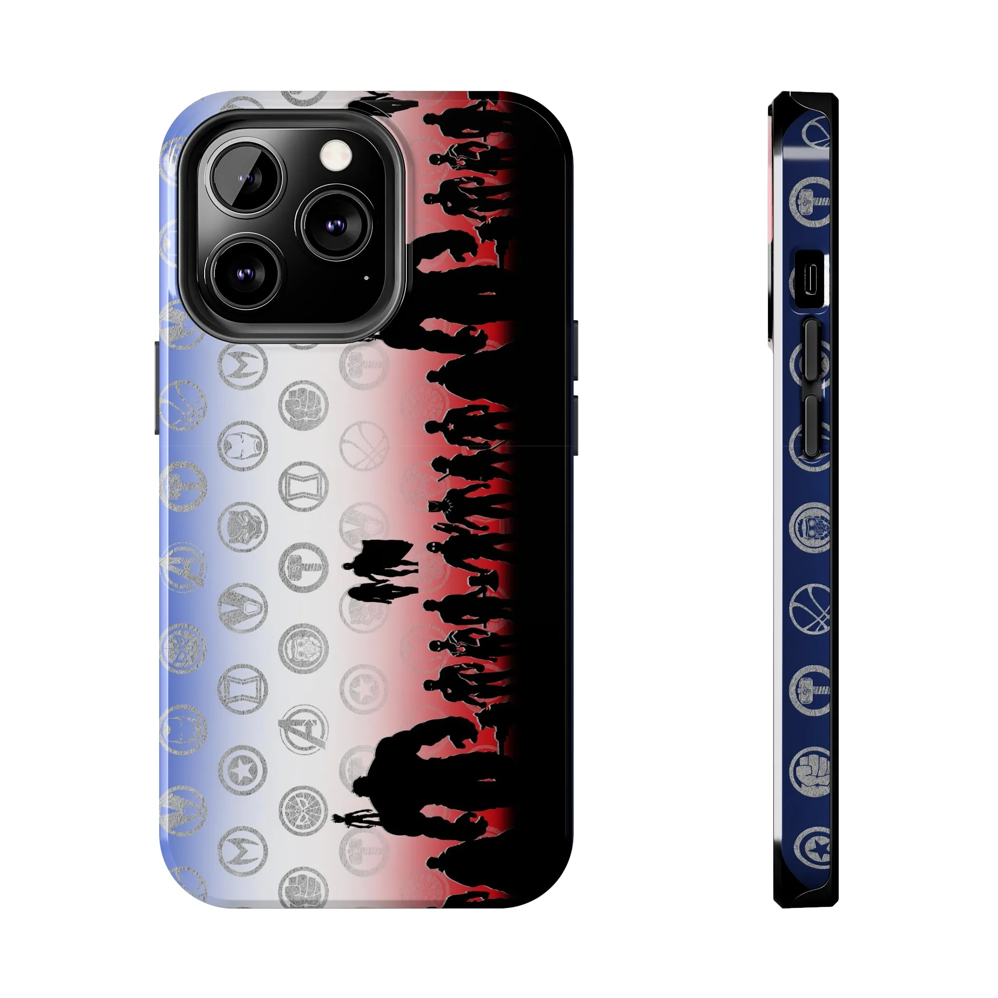 Avenge Silhouette Border Phone Case Disneyland World Kingdom Gift Inspired Fan Art