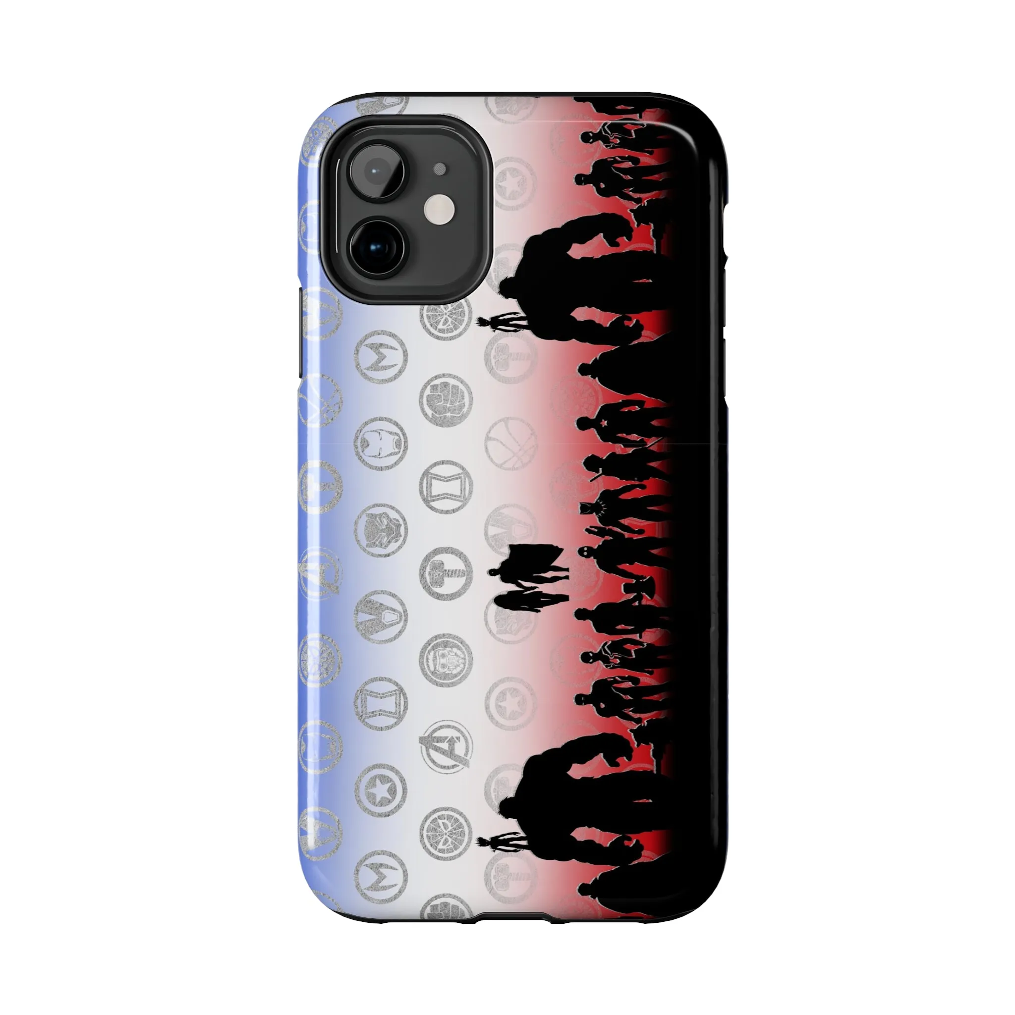 Avenge Silhouette Border Phone Case Disneyland World Kingdom Gift Inspired Fan Art