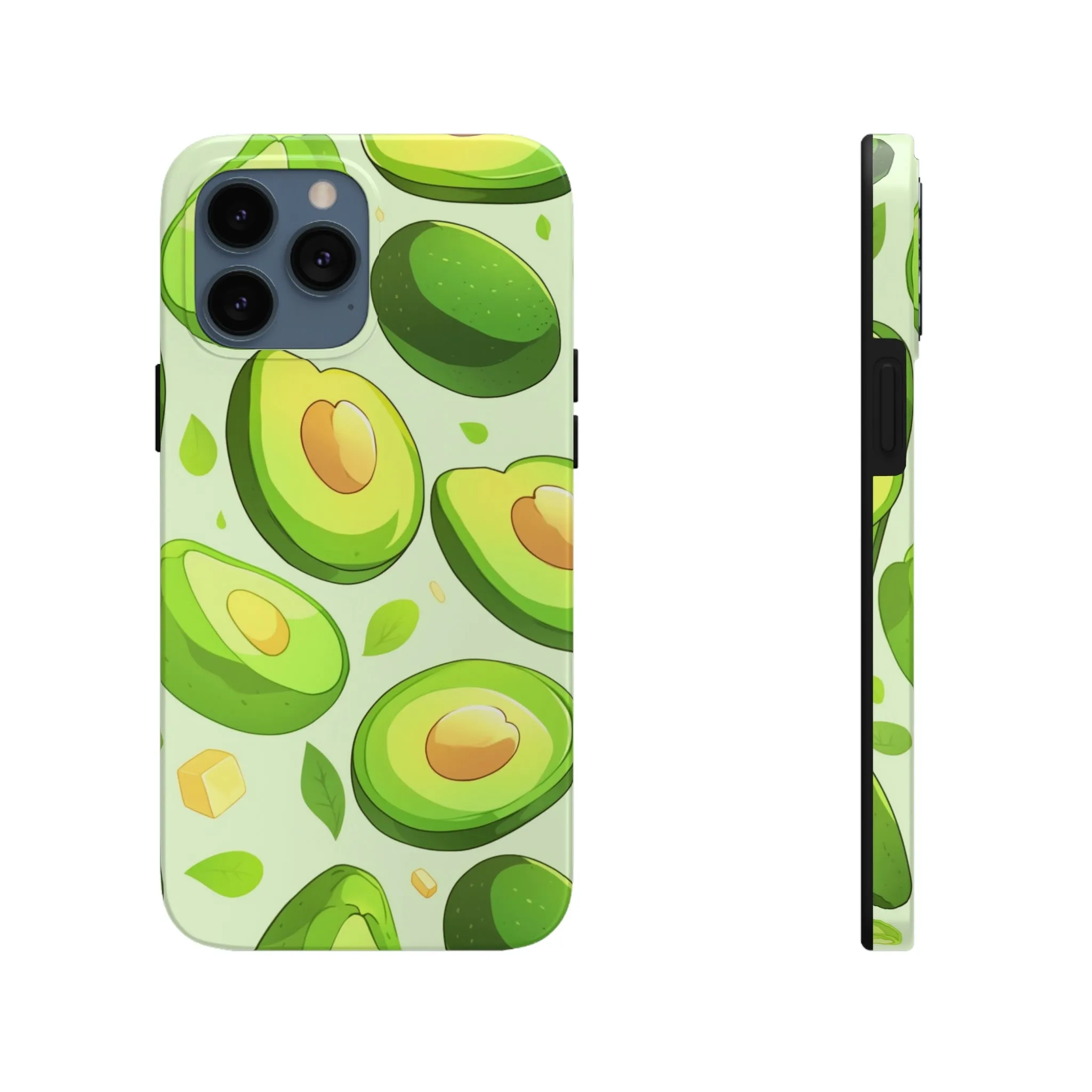 Avocado iPhone 14 13 Pro Max Tough Case Mate, Green Kawaii Anime Cute Aesthetic Iphone 12 11 Mini SE  X XR XS 8 Plus 7 Phone Cover