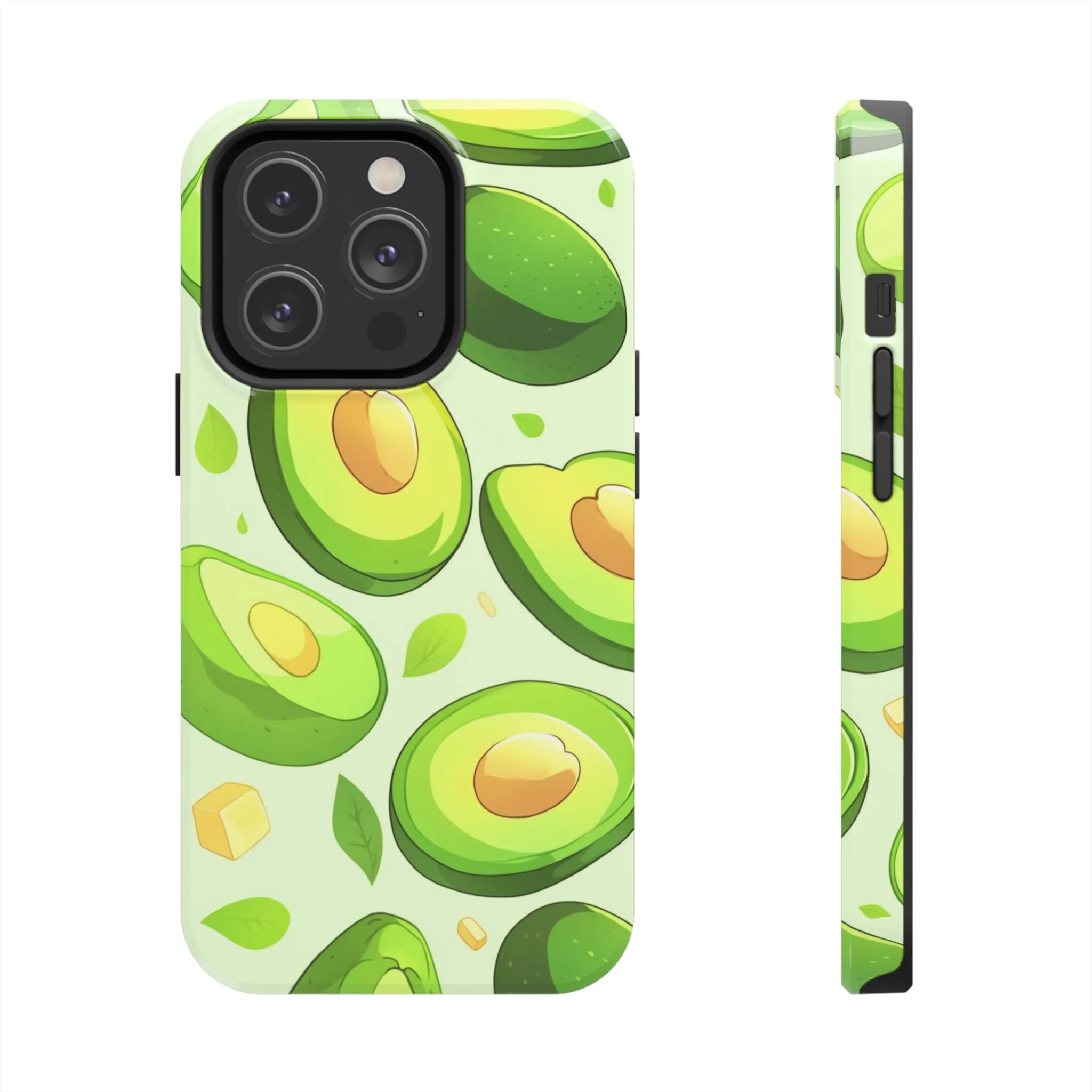 Avocado iPhone 14 13 Pro Max Tough Case Mate, Green Kawaii Anime Cute Aesthetic Iphone 12 11 Mini SE  X XR XS 8 Plus 7 Phone Cover