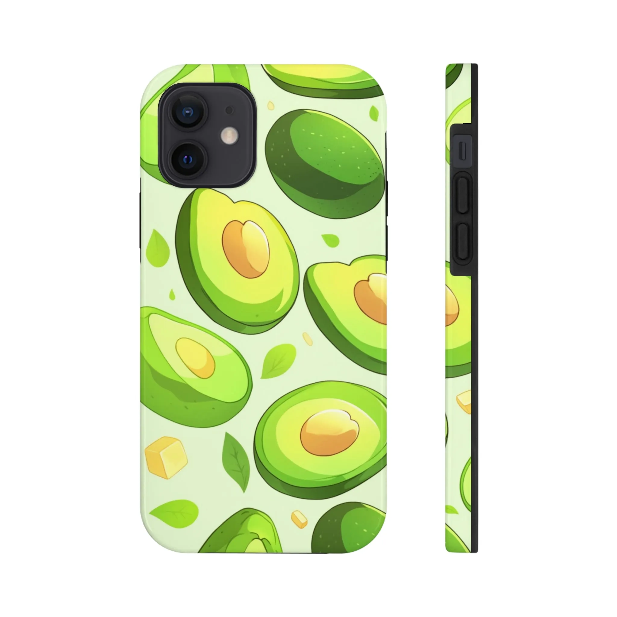 Avocado iPhone 14 13 Pro Max Tough Case Mate, Green Kawaii Anime Cute Aesthetic Iphone 12 11 Mini SE  X XR XS 8 Plus 7 Phone Cover