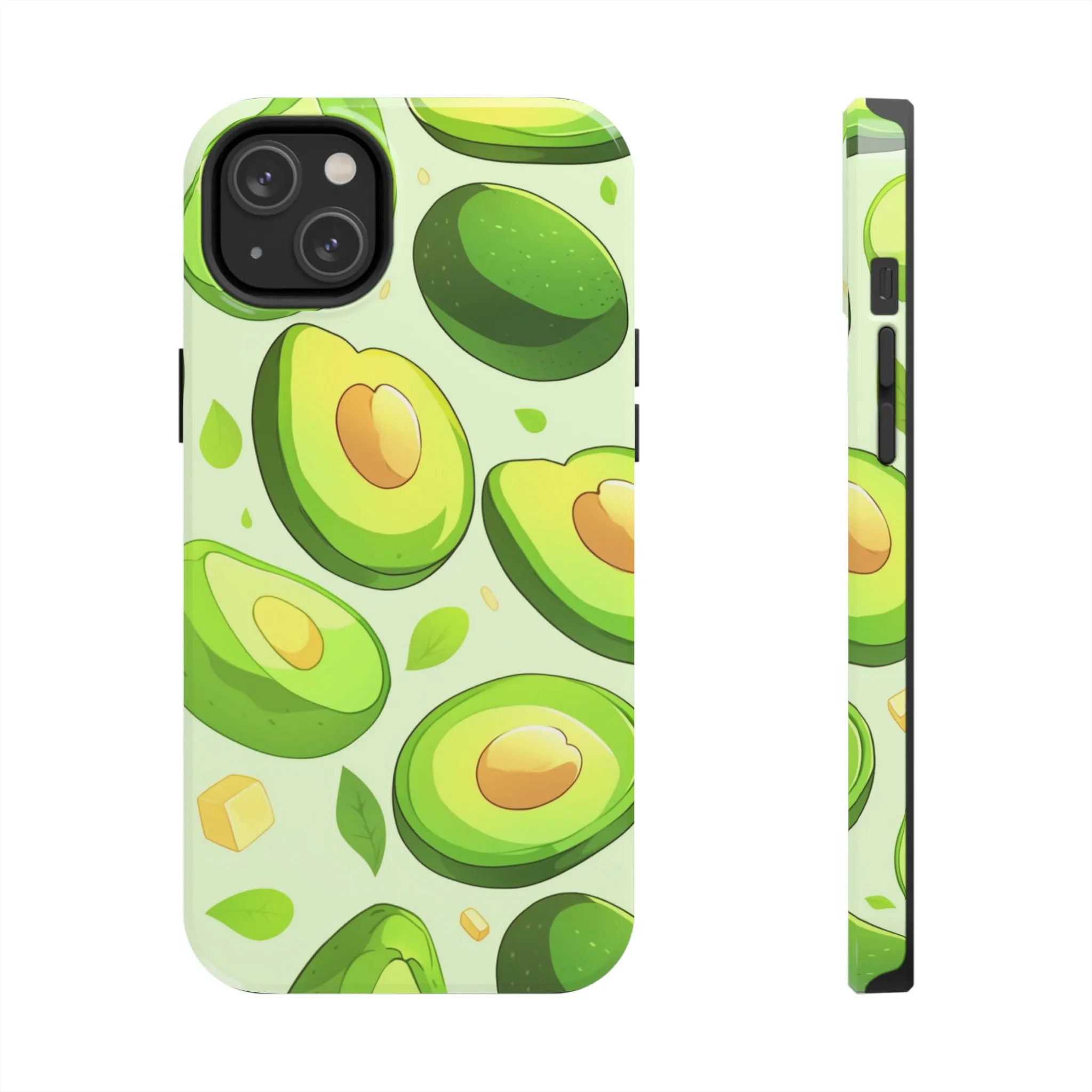 Avocado iPhone 14 13 Pro Max Tough Case Mate, Green Kawaii Anime Cute Aesthetic Iphone 12 11 Mini SE  X XR XS 8 Plus 7 Phone Cover