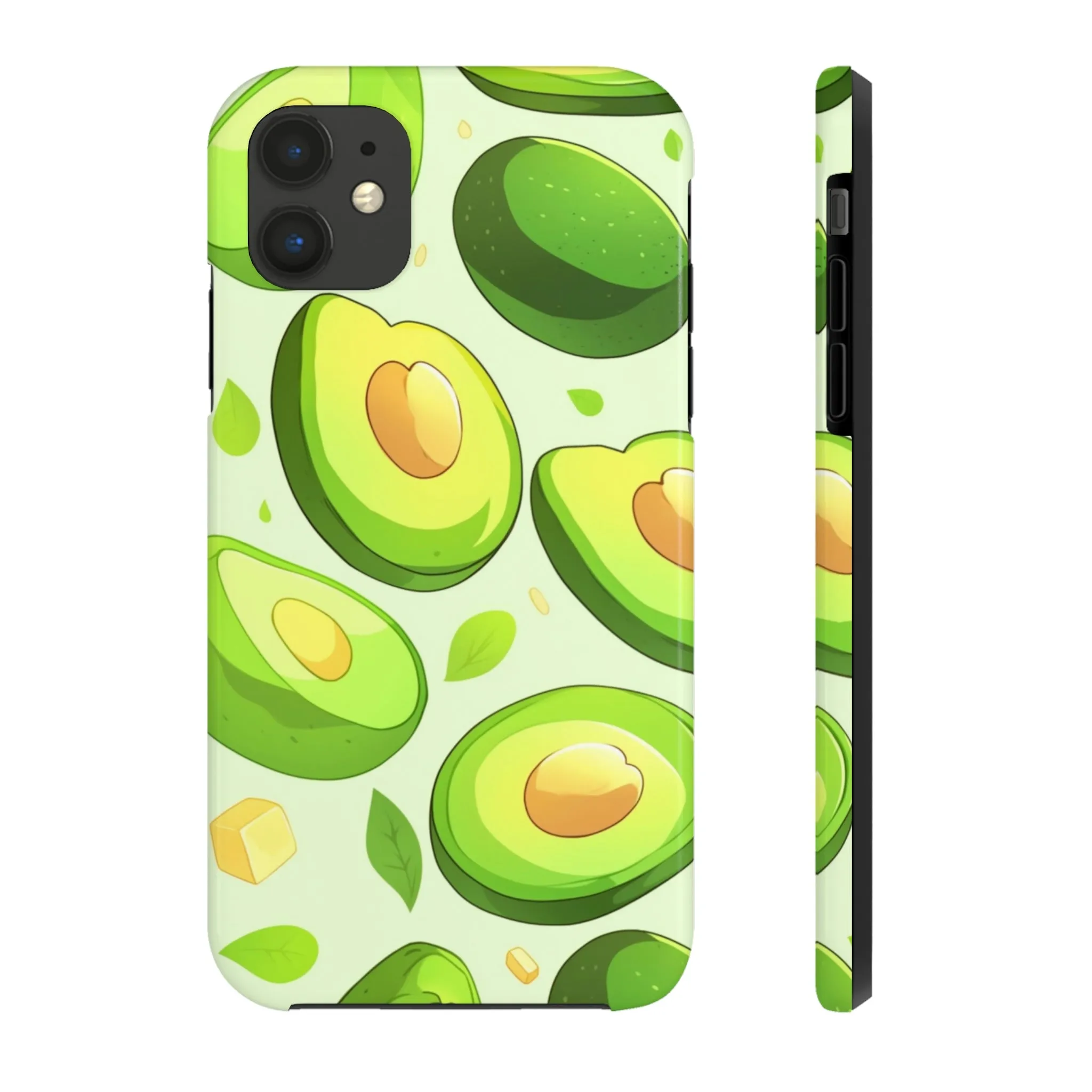 Avocado iPhone 14 13 Pro Max Tough Case Mate, Green Kawaii Anime Cute Aesthetic Iphone 12 11 Mini SE  X XR XS 8 Plus 7 Phone Cover