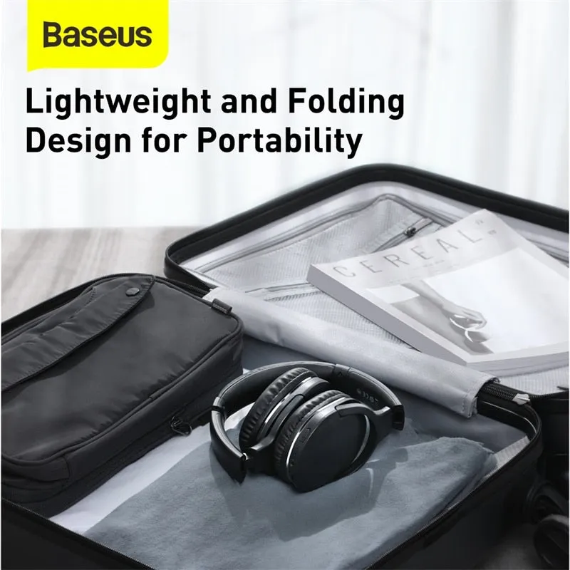 Baseus D02 Pro Wireless Headphones Bluetooth Earphone 5.3 Foldable Headset Sport Headphone Gaming Phone Fone Bluetooth Earbuds