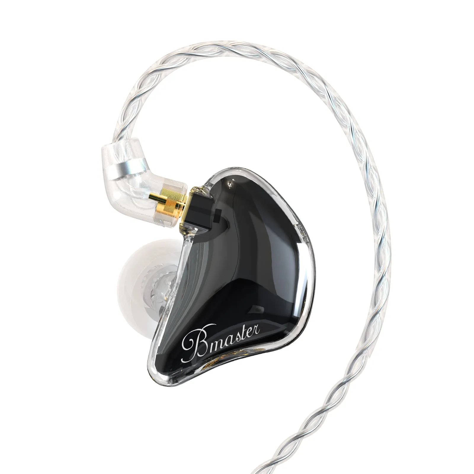 BASN Bmaster Triple Drivers In Ear Monitor Headphones (Grey)