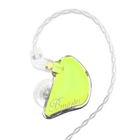 BASN Bmaster Triple Drivers In Ear Monitor Headphones (Yellow)