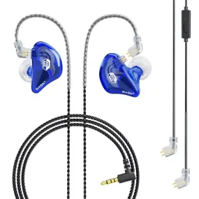 BASN Bsinger PRO 2-Pin In-Ear Monitor Headphones (Blue)