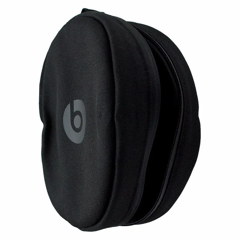 Beats by Dre Soft Zipper Pouch Made For Beats Solo Headphones -Black/Black