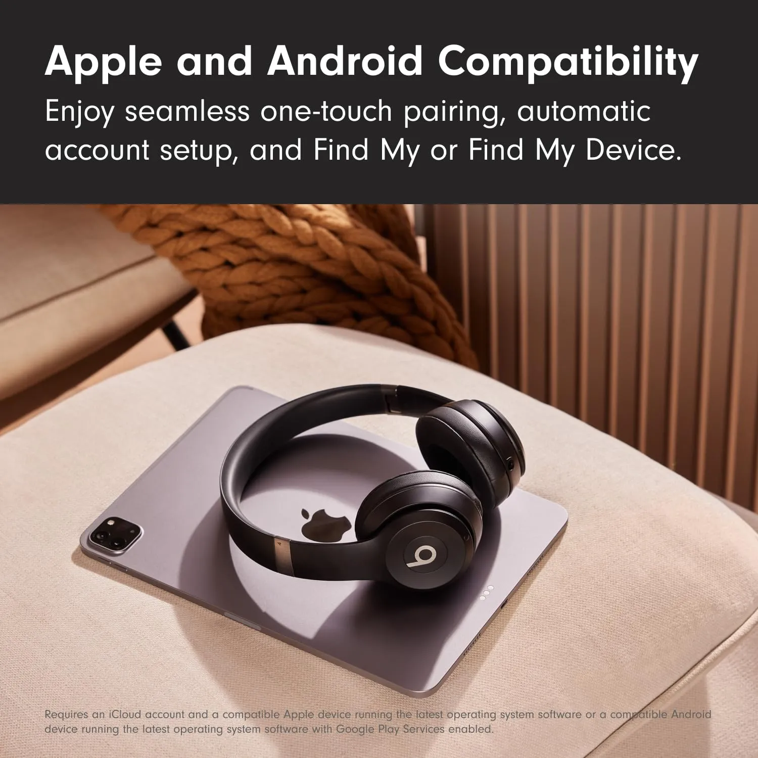 Beats Solo4 with AppleCare  for Headphones (2 Years) - Matte Black