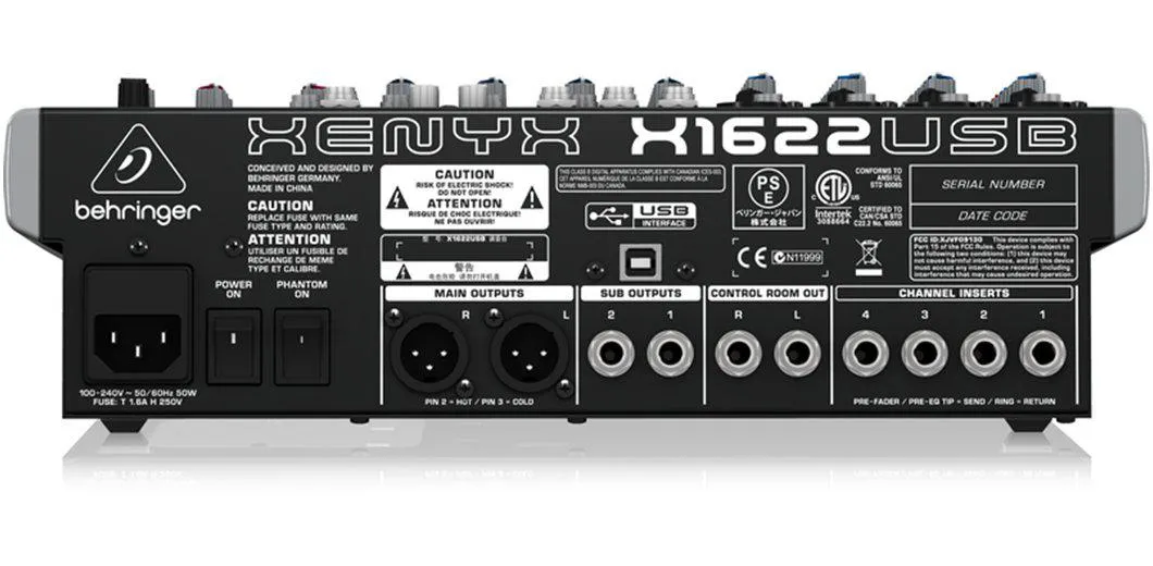 Behringer XENYX X1622USB Mixer