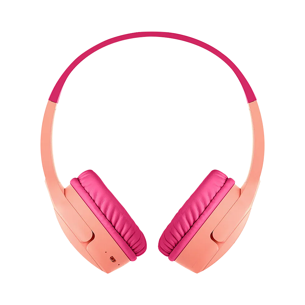 Belkin SoundForm Mini Wireless On-Ear Headphones for Kids - Pink