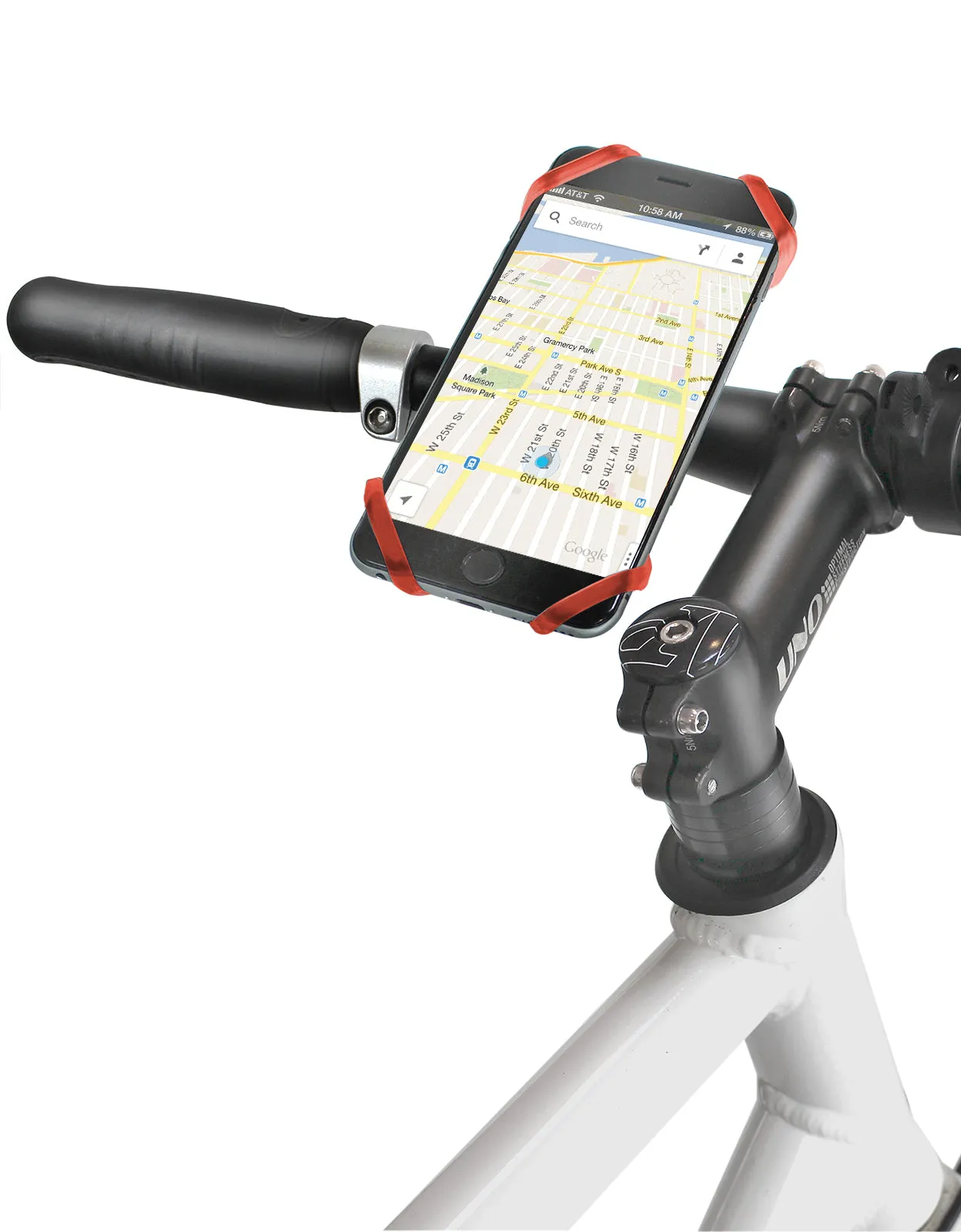 Bike Handlebar Universal Phone Mount - Holds Any Phone or Case!