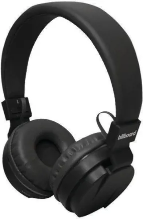 Billboard Large On-Ear Bluetooth Headphones (Black) BB499