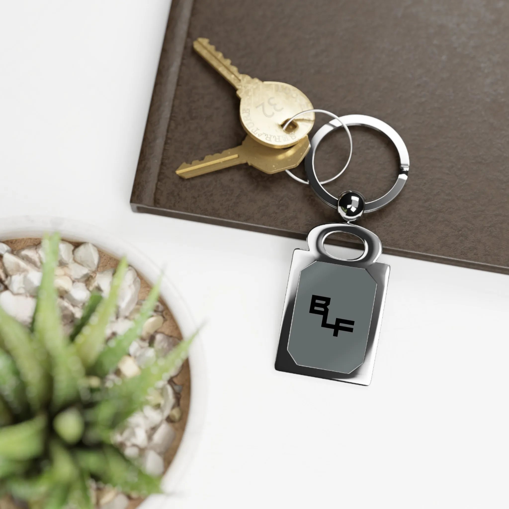 BLF Rectangle Photo Keyring