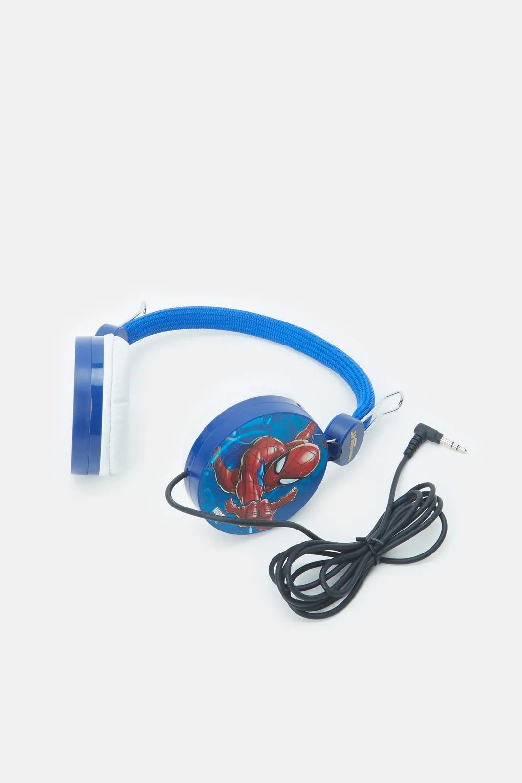 Blue Spiderman Print Head Phone