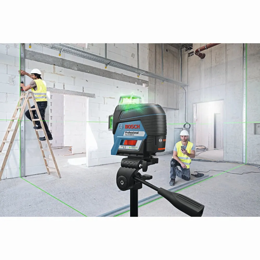 Bosch GLL3-330CG 360° Connected All-In-One Leveling & Alignment-Line Laser